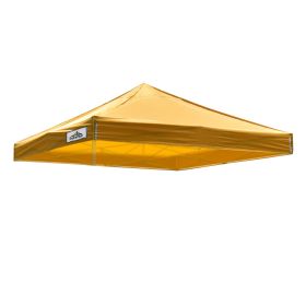 TRUE 10X10ft EZ Pop Up Canopy Folding Gazebo/Mineral Yellow