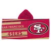 NFL 606 49ers - Juvy Hooded Towel, 22"X51"