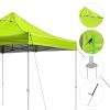 9.6ft*9.6ft EZ Canopy Gazebo Top Replacement Green Glow