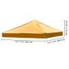 TRUE 10X10ft EZ Pop Up Canopy Folding Gazebo/Mineral Yellow