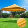 TRUE 10X10ft EZ Pop Up Canopy Folding Gazebo/Mineral Yellow