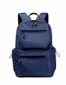 Student Backpack Casual Men's Backpack (Color: Blue)