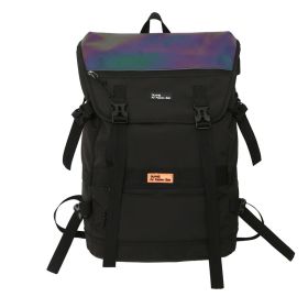 Men's Computer Backpack Fashion Trendy Workwear Large Capacity (Option: All Match Black)