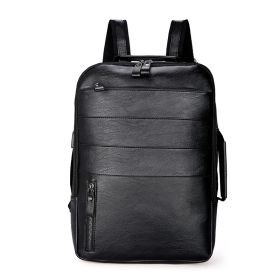 Men's Bag Fashion Computer Backpack (Color: Black)