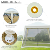 Patio Gazebo Sun Shade Screen Shelter Waterproof Tent